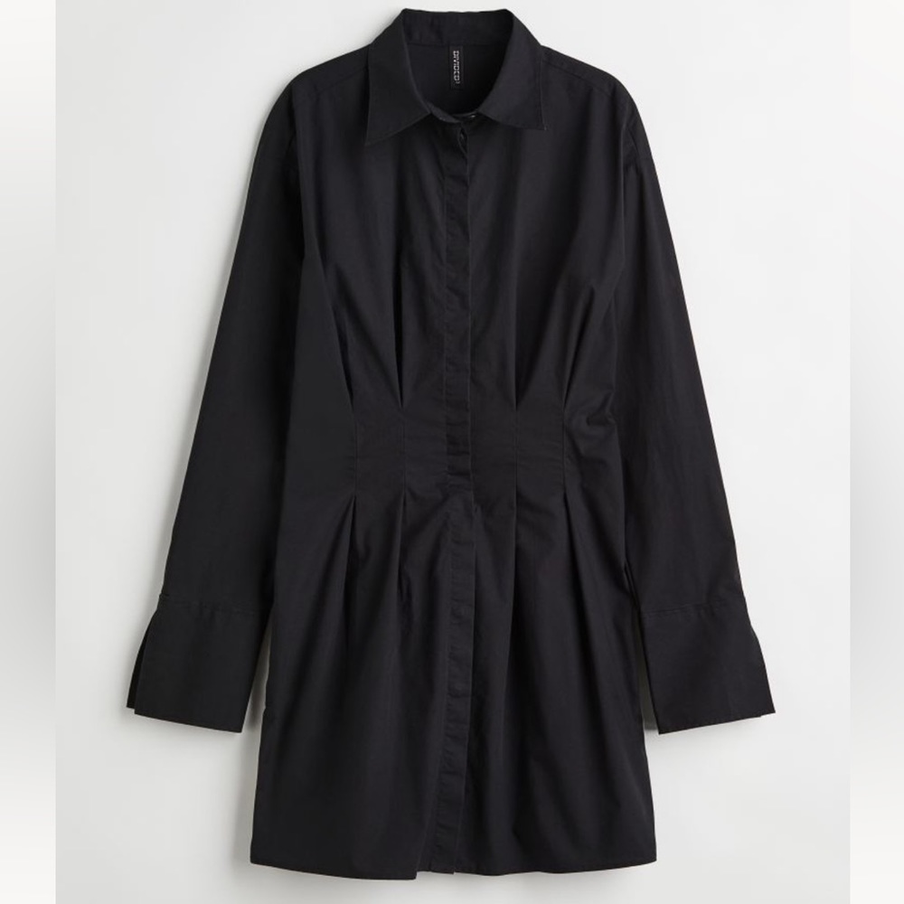 H&M Poplin Button up dress. Size S. Brand New with tag